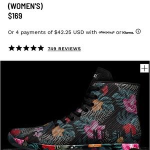 NoBull high-top tropical midnight trainer shoes . Womens 7/Mens 5.5